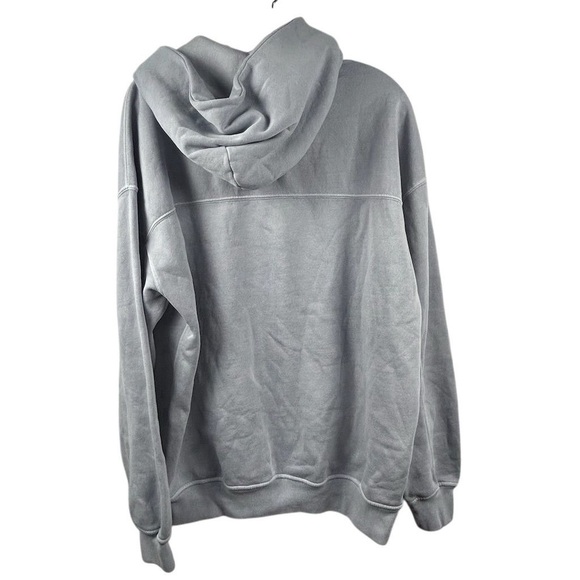 Abercrombie & Fitch Men's Blue Gray Pullover Hoodie Size M Tall - Picture 3 of 9